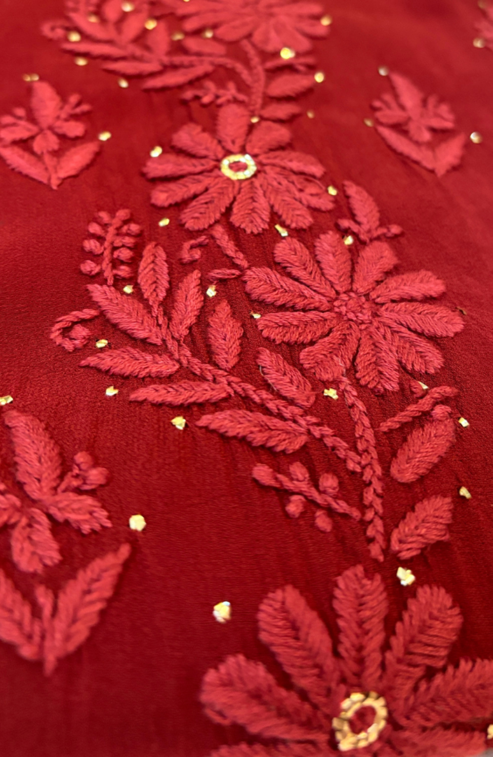 Royal Lace - Viscose Georgette Chikankari Kurti