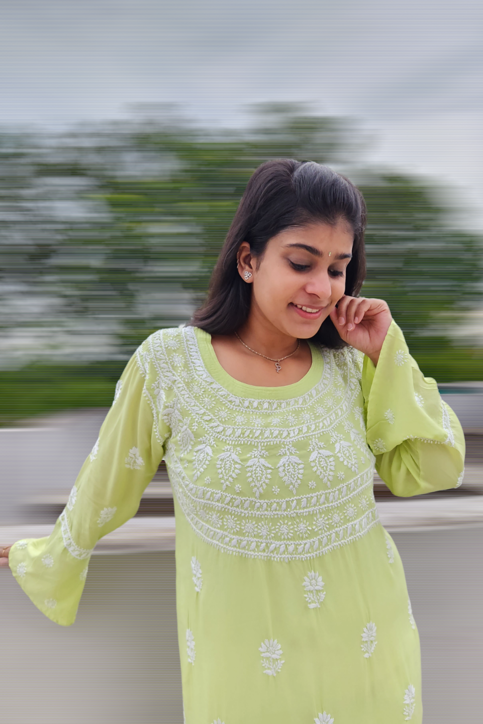 Revered Raiment - Modal Chikankari Kurti